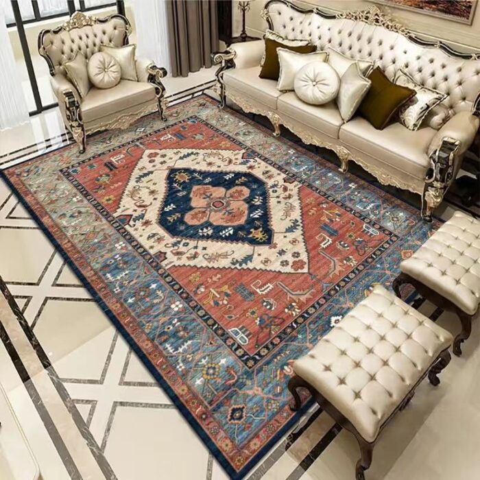 Vintage Bohemian Carpet – Persian Style Rectangle Area Rug