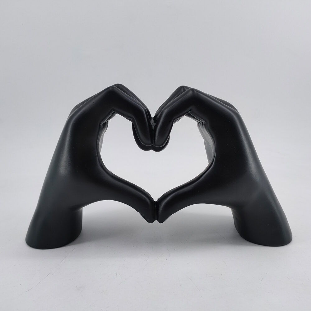 Graffiti Love Gestures Resin Ornament – Romantic Modern Resin Craft Décor - Image 3