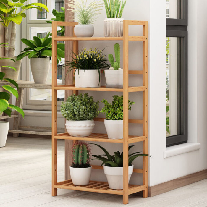 Succulent Flower Shelf Nanzhu Balcony Decoration Multi-storey Indoor Shelving