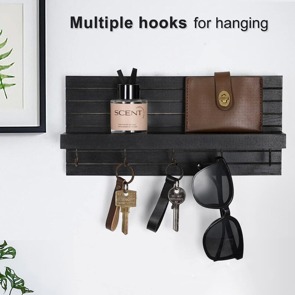 Hallway Home Wooden Storage Rack 2 Floors