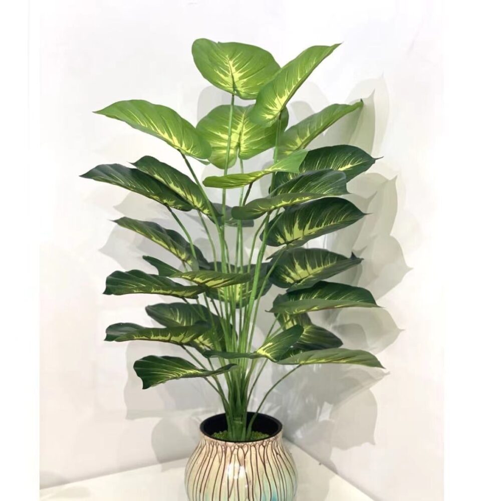Simulation Green Plant 12-24 Head Beam Round Back Of Turtle Wall Decoration Garden - Image 2