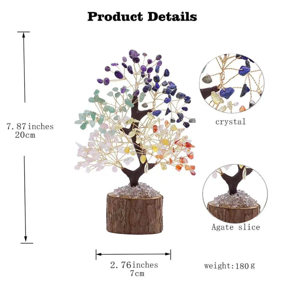 Amethyst Crystal Tree Ornament – Luxury Decorative Home & Bedroom Gift - Image 3