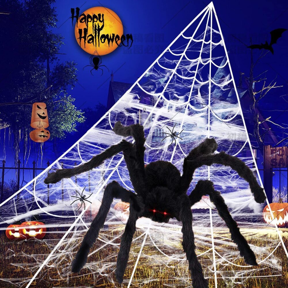 Halloween Spider Web Decoration Props - Image 2