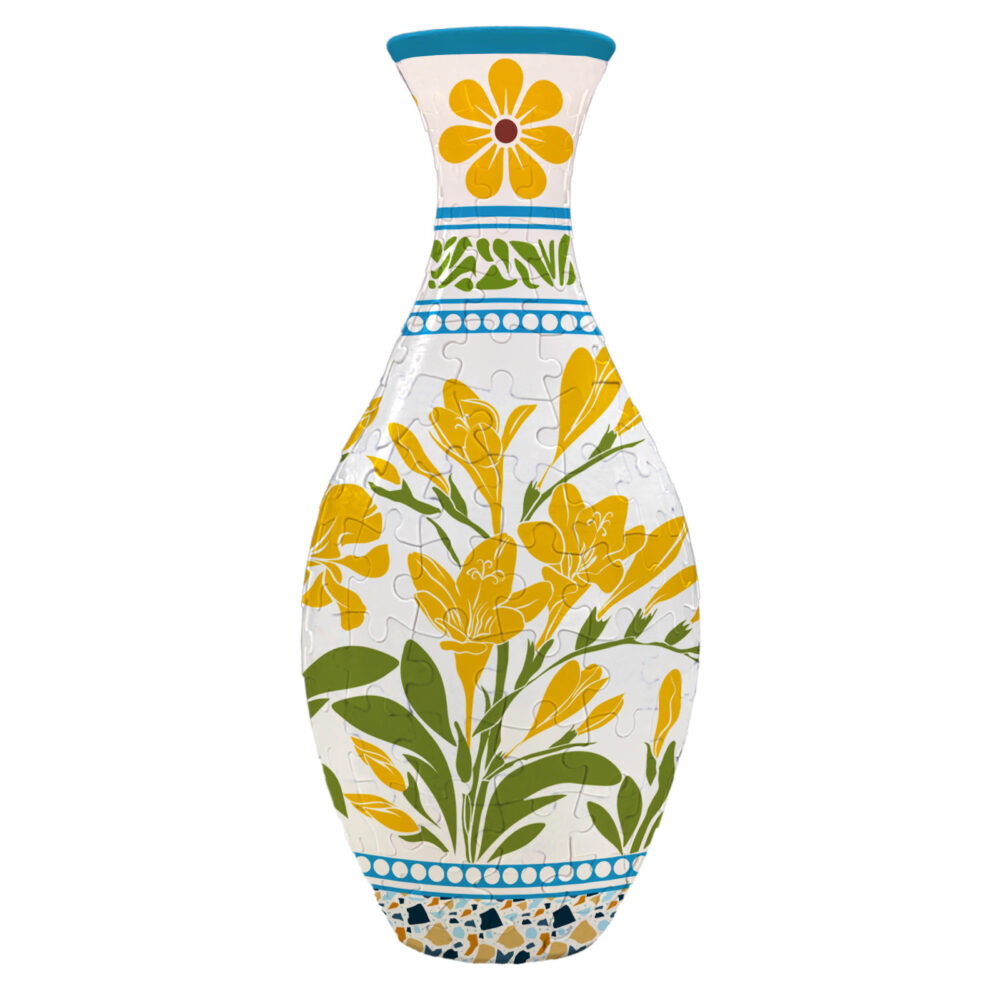 3D Puzzle Vase DIY Living Room Decoration Home - Image 3