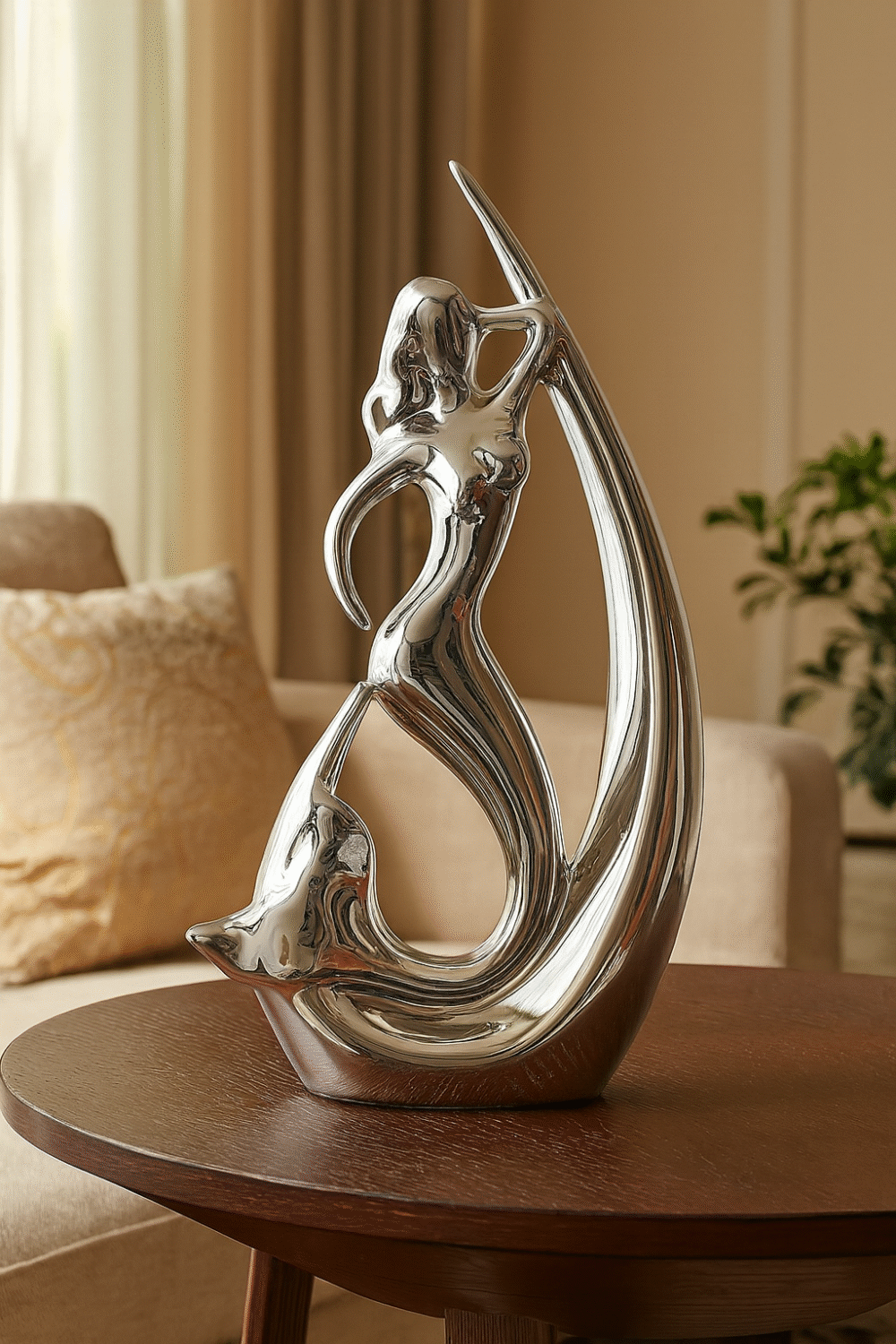Luxury Porcelain Tree Decorations – Golden & Silver Home Décor Ornaments - Image 6