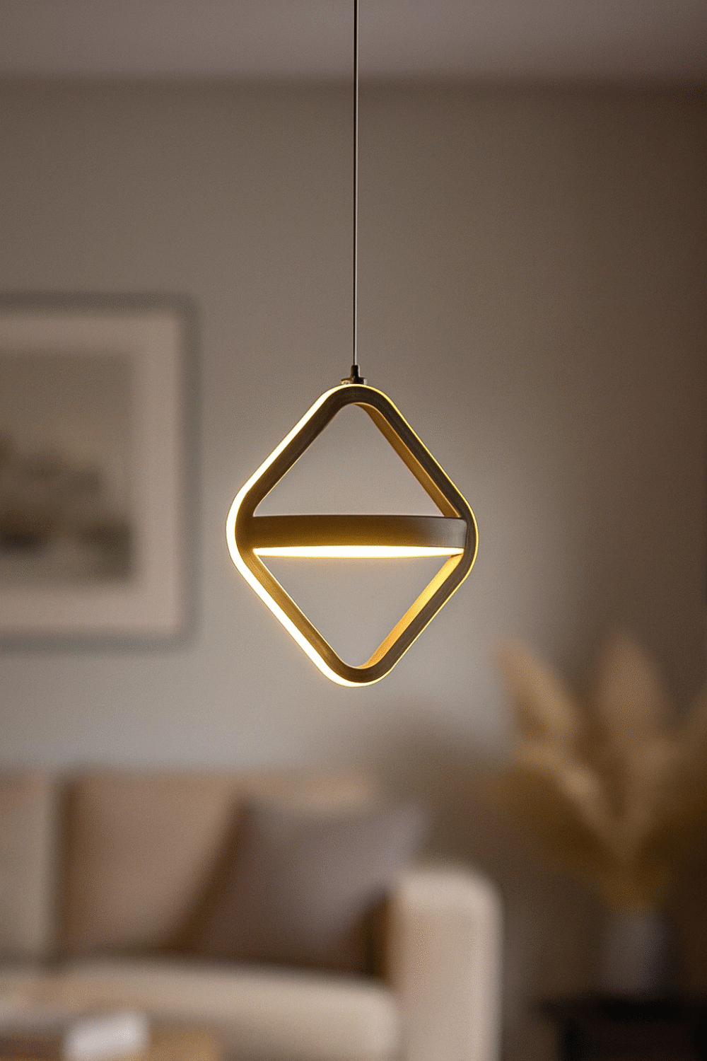 Bedside Chandelier Bedroom Dining Room Bar Long Line Single Head - Image 7