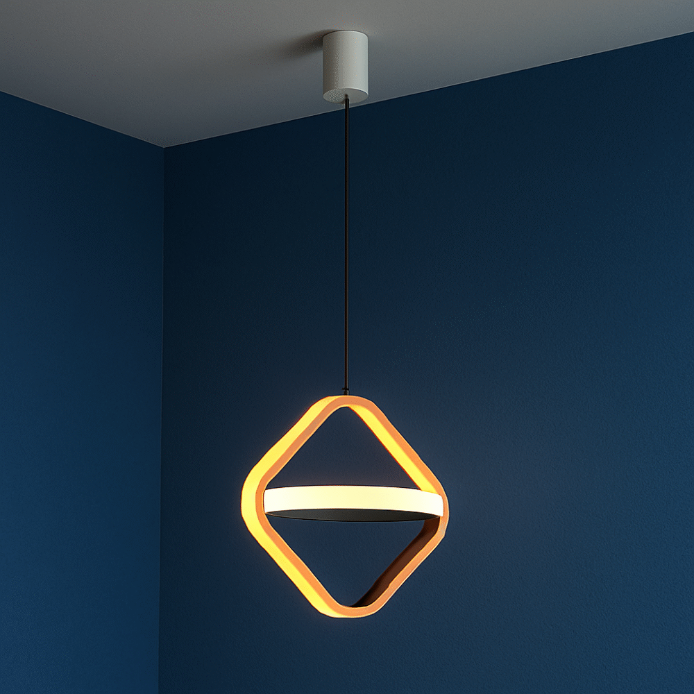 Bedside Chandelier Bedroom Dining Room Bar Long Line Single Head - Image 3