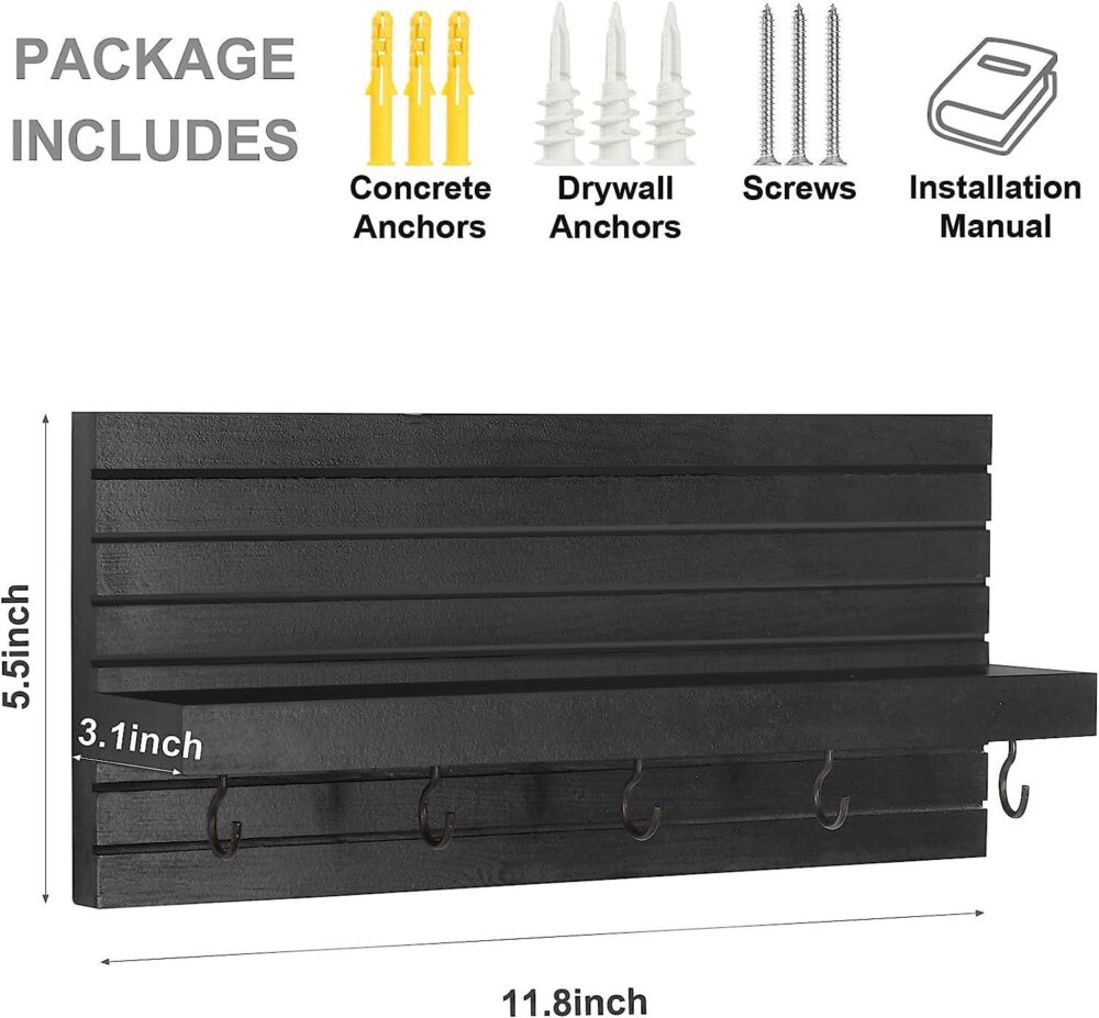 Hallway Home Wooden Storage Rack 2 Floors - Image 9