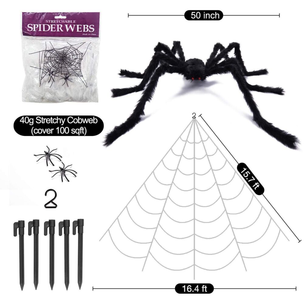 Halloween Spider Web Decoration Props - Image 5