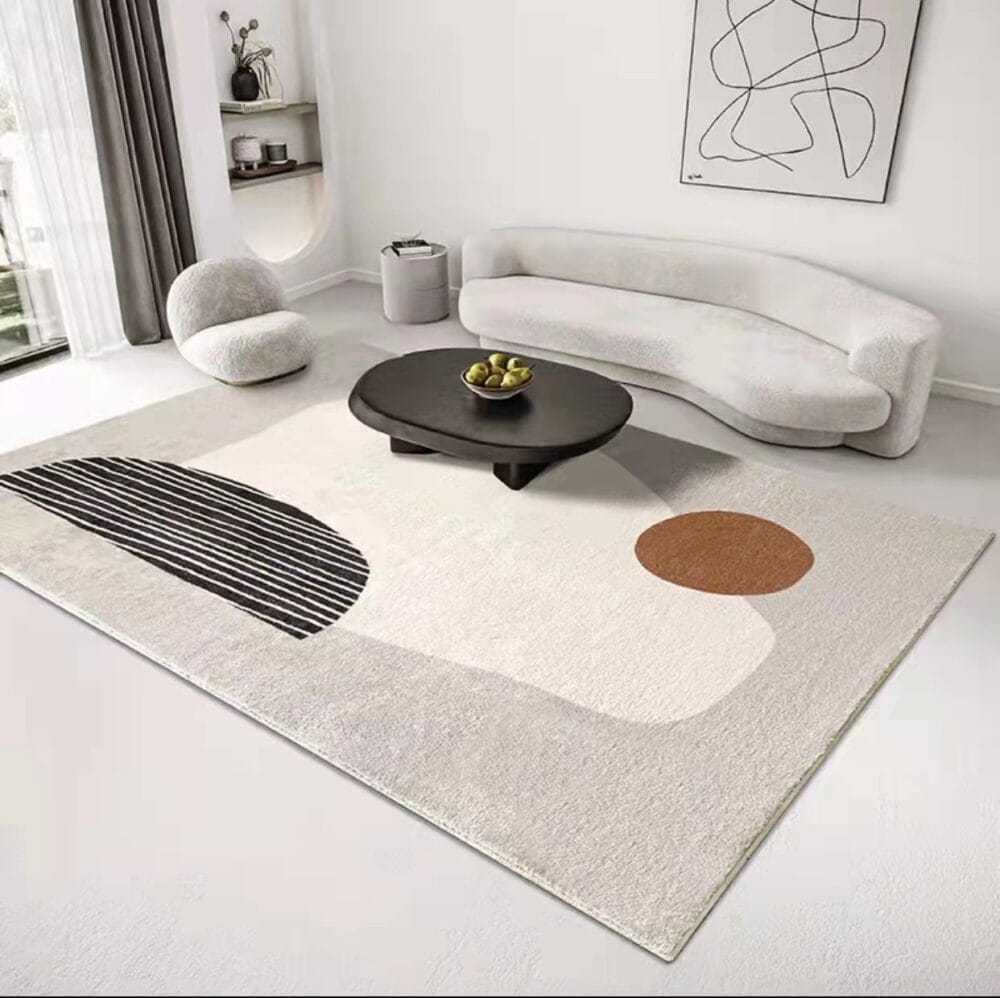 Light Luxury Cashmere-Like Carpet – Thickened Nordic Rug - Image 6