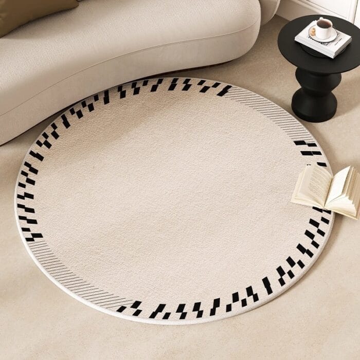 Cashmere-Like Round Carpet