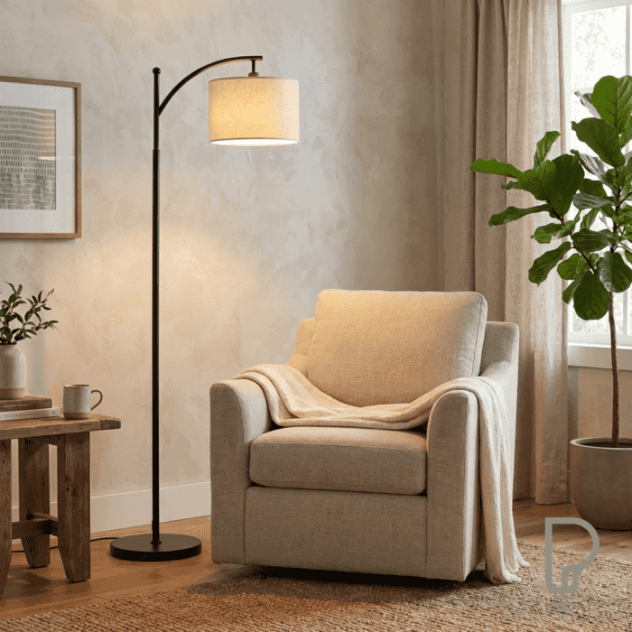 Dimmable LED Floor Lamp with Remote – Adjustable Color Temperature Standing Light