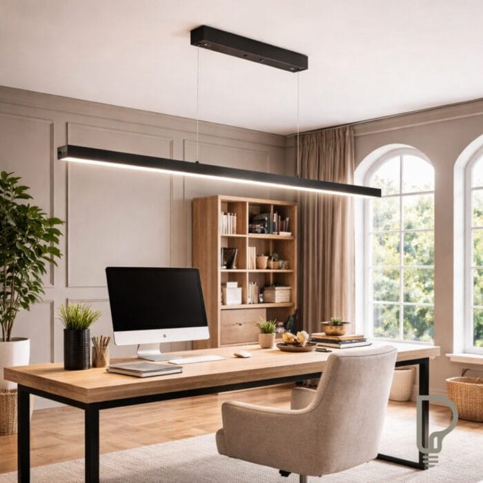 47 Inch LED Linear Pendant Light Dimmable Kitchen Island Fixture